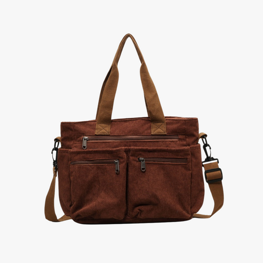 Corduroy Book Tote Bag