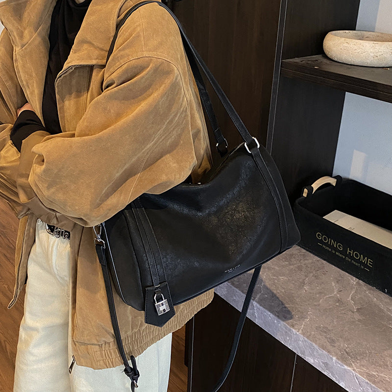 Harper - Matte Retro One-shoulder Bowling Bag