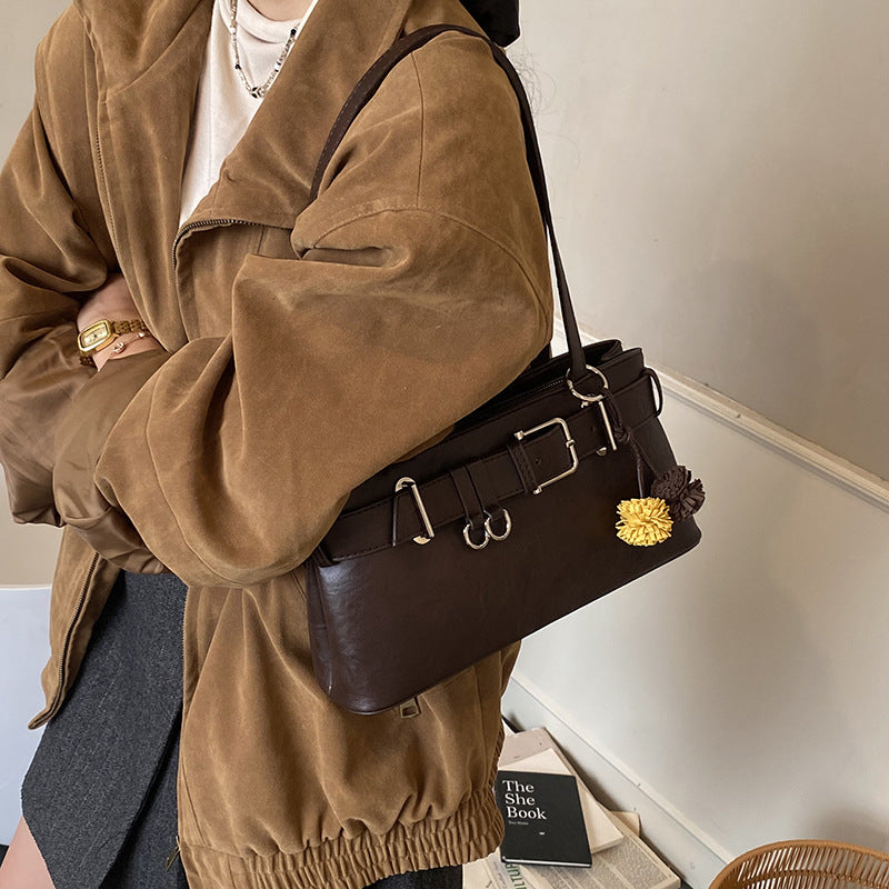 Orla - Belt Buckle Shoulder Bag