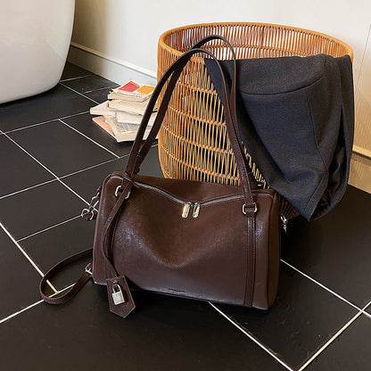 Harper - Matte Retro One-shoulder Bowling Bag